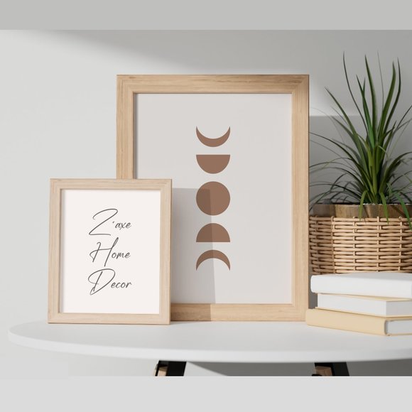 Modern Minimalist Abstract Geometric Wall Art Print Home Decor [No Frame] - Picture 5 of 7